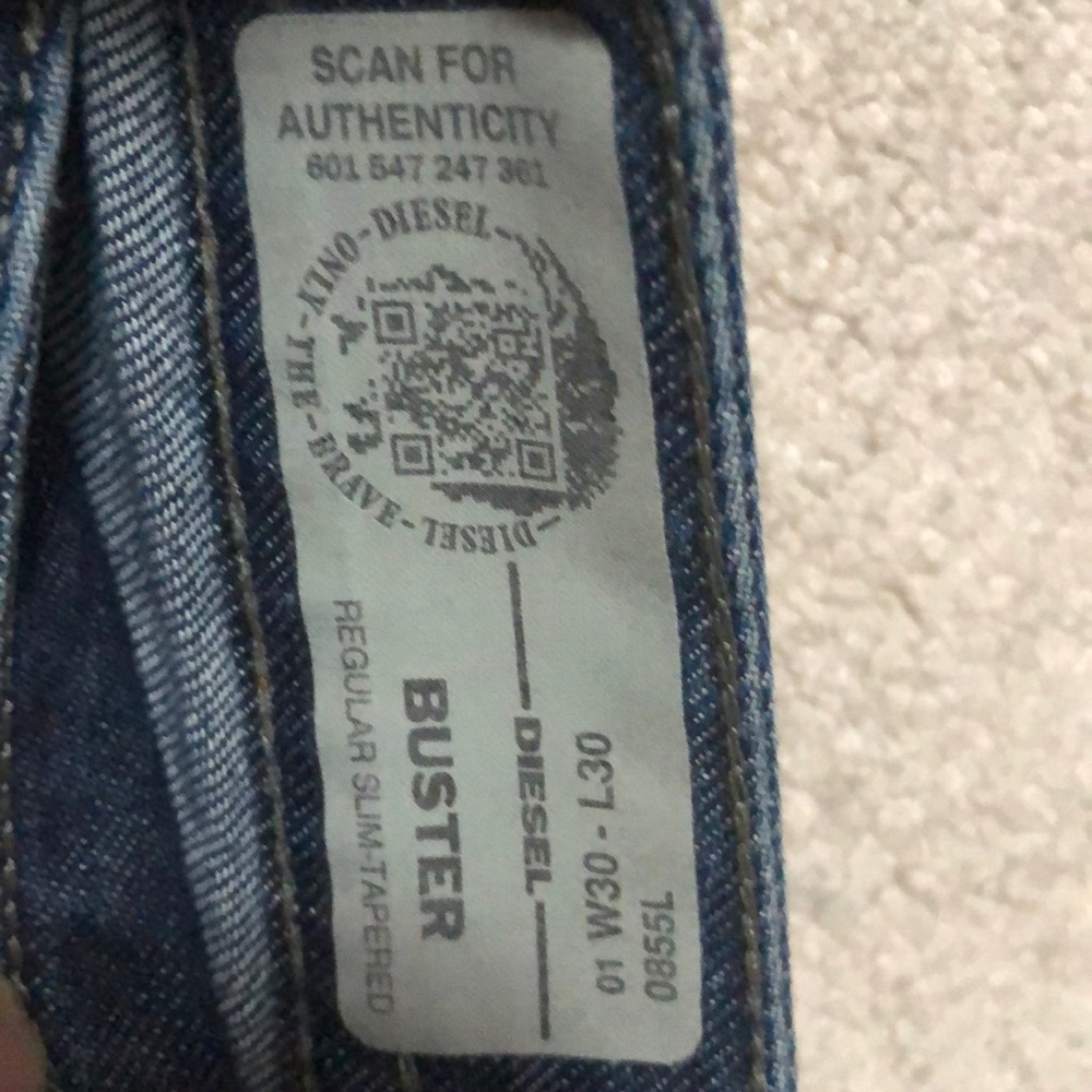 Diesel authentic jeans Regular slim Tapered